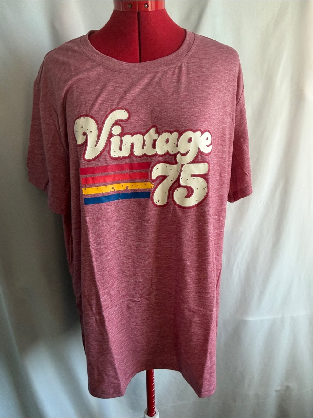 Vintage 75 Graphic Tee - Dusty Rose